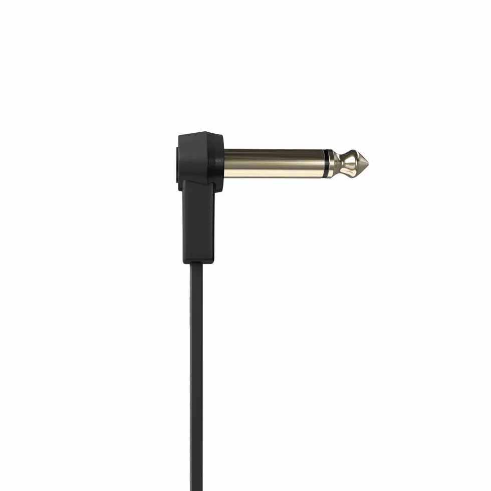 Adam Hall Cables K4 IRR 0045 FLM płaski kabel audio, wtyczka mono złota 6,3 mm, 0,45 m