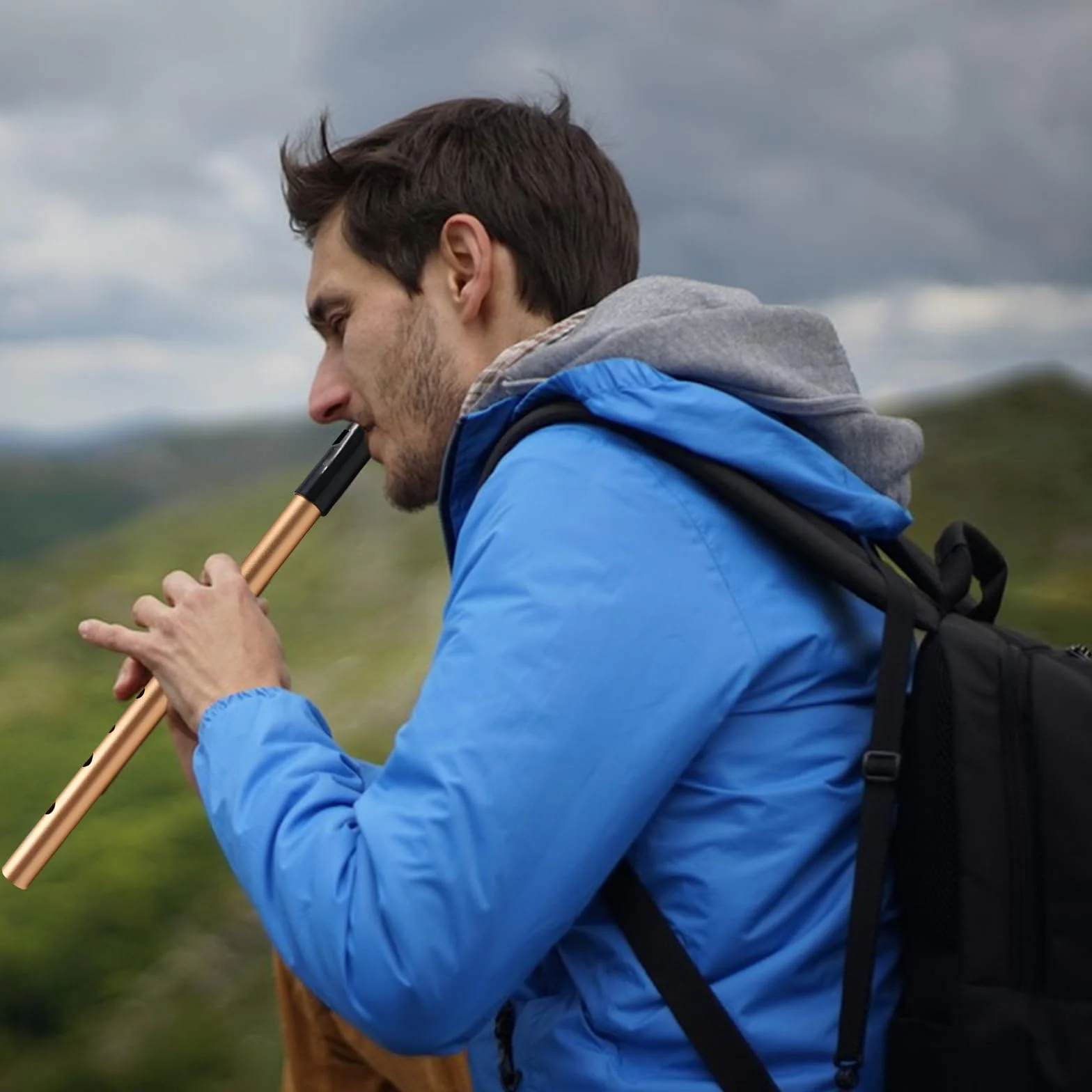 Irlandzka Tin Whistle Tonart D doskonała jakość dźwięku flet prosty dla początkujących miłośników muzyki z etui ochronnym