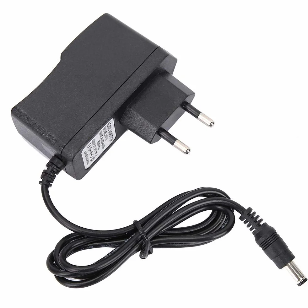 Drfeify Uniwersalna ładowarka 9V AC/DC do pedału z efektem gitary elektrycznej 100-240V (wtyczka EU)