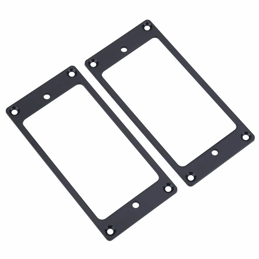 Alomejor 2 szt. ramka do odbioru gitary humbucker metalowy pierścień do odbioru gitar elektrycznych