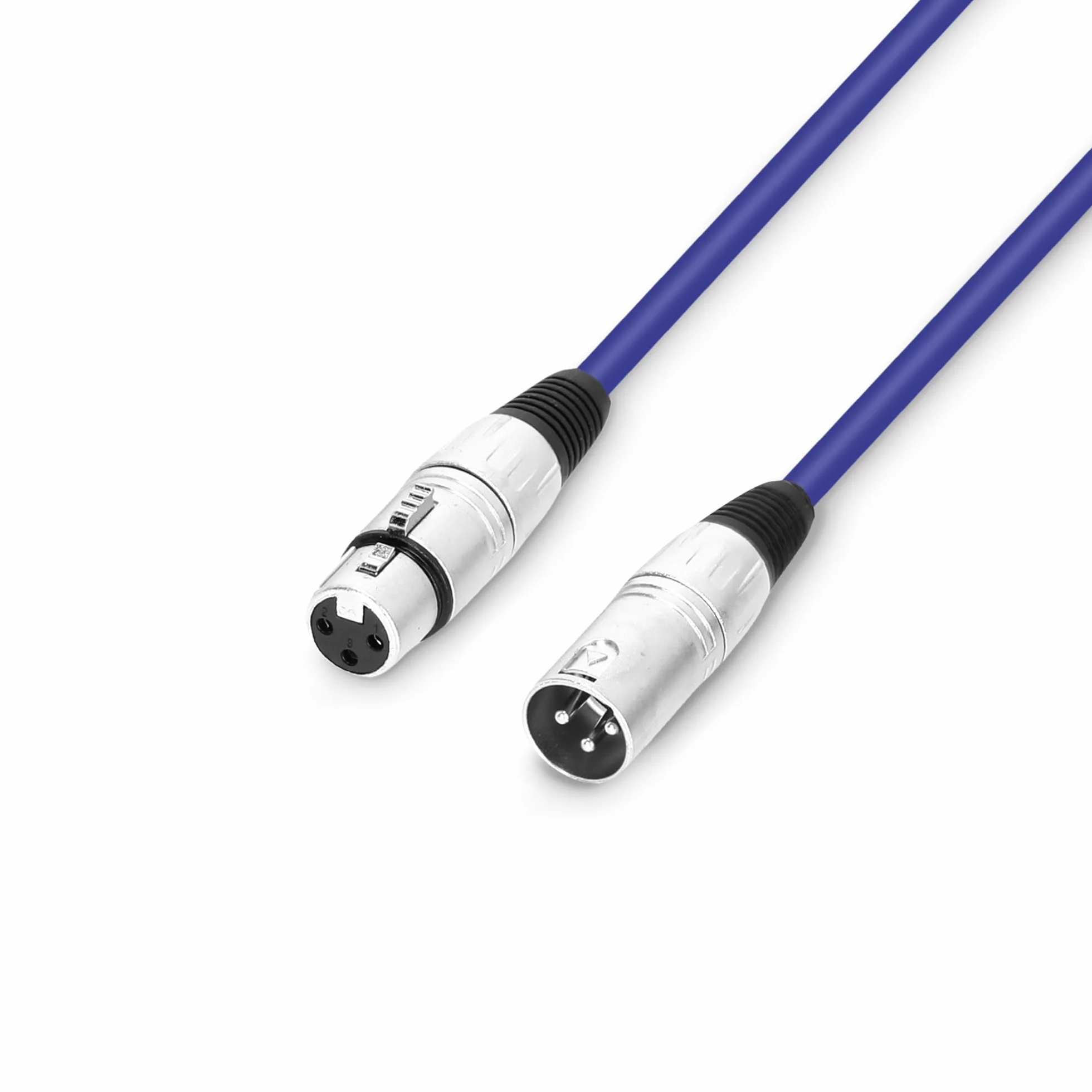Adam Hall Cables 3 STAR MMF 0050 BL - kabel mikrofonowy XLR żeński na XLR męski 0,5 m niebieski