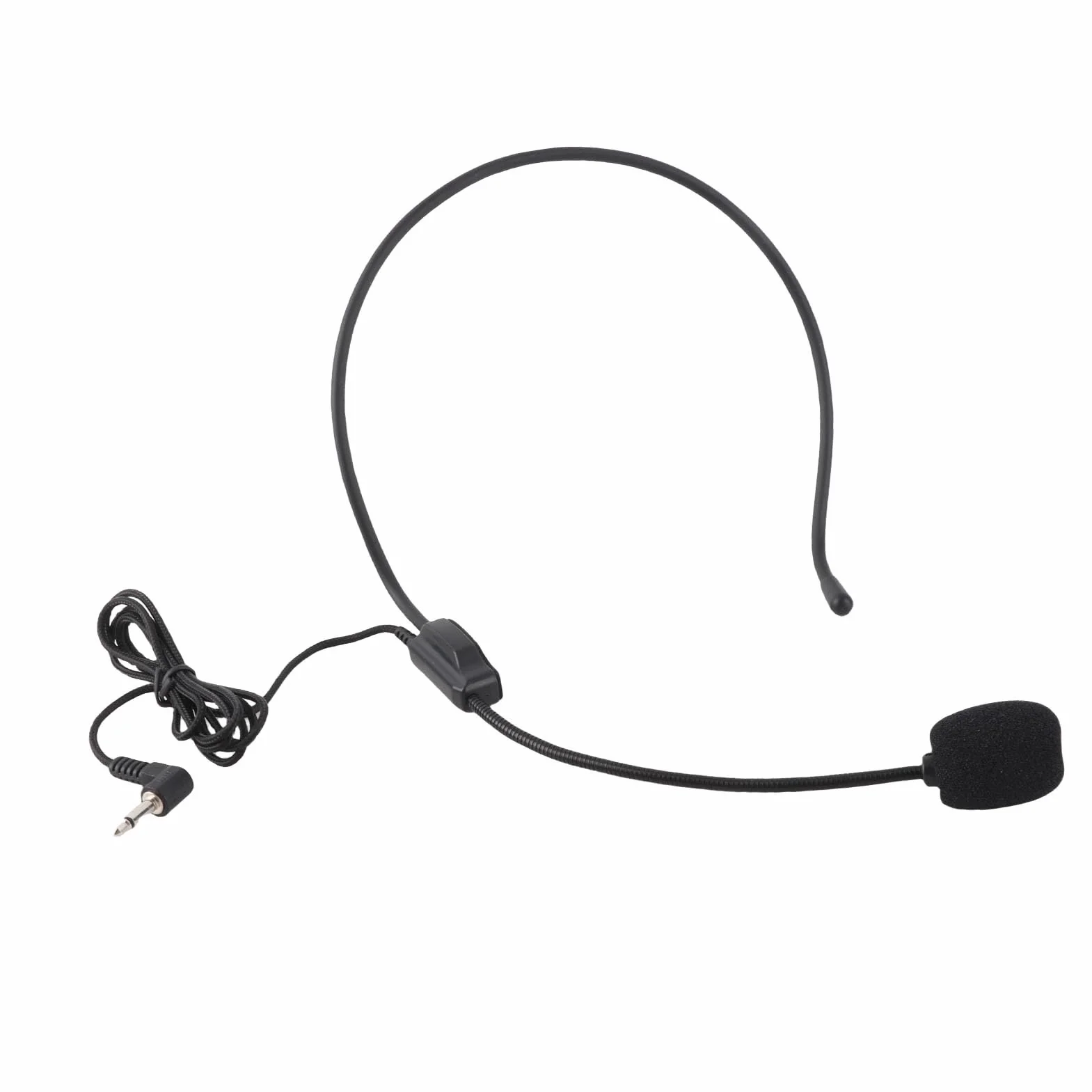 Vbestlife Mini 3,5 mm przewodowy zestaw słuchawkowy przewodowy kondensator mikrofonu MIC do wzmacniacza głosu głośnik wzmacniacz