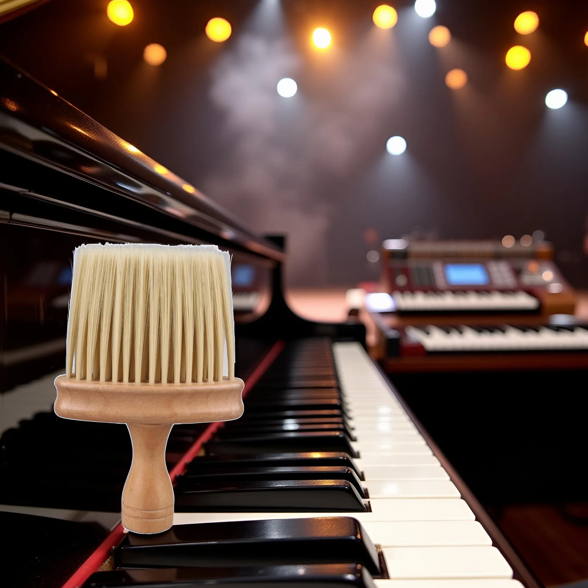 Szczotka do Odkurzania Instrumentów, Szczotka do Odkurzania Instrumentów Narzędzie do Usuwania Kurzu Gitara Piano Bęben Ukulele Universal Care
