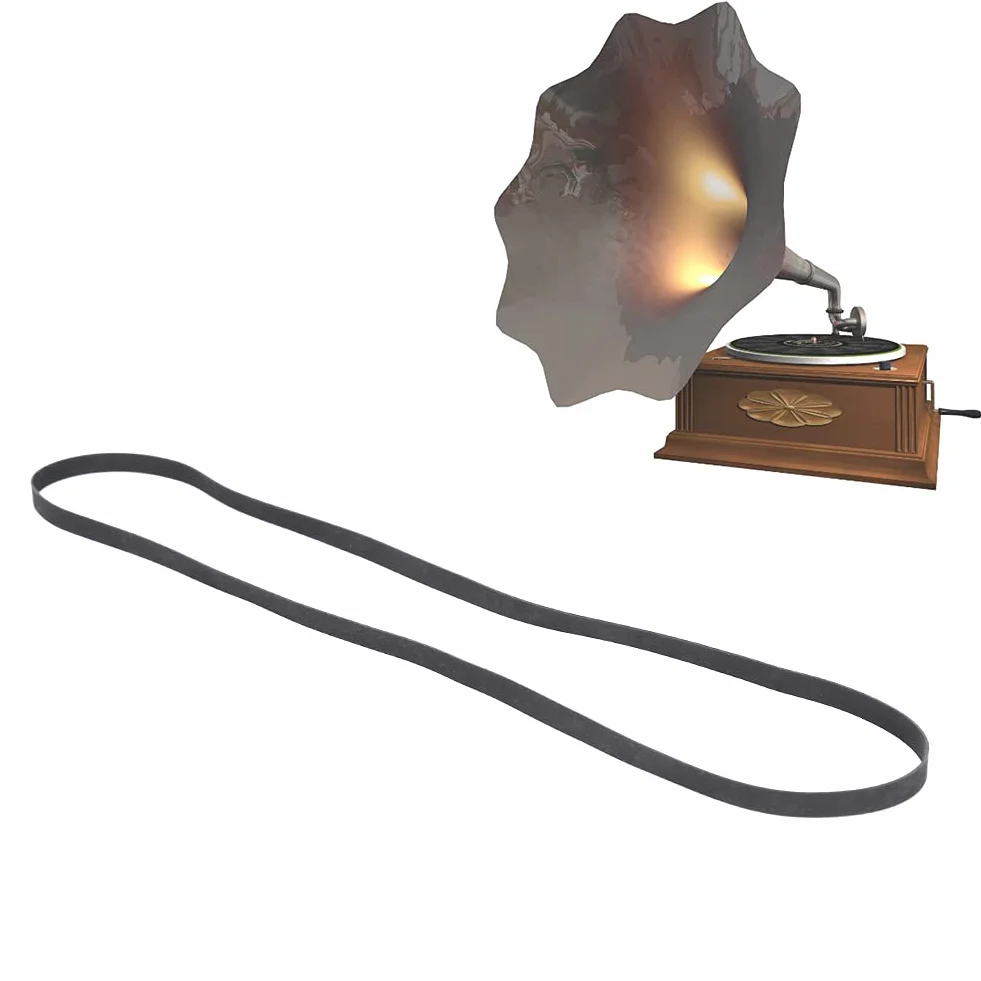 KIMISS Zamiennik Paska Gramofonu do Gramofonów — Czarny Pasek Gumowy (Obwód 1L11 270mm)