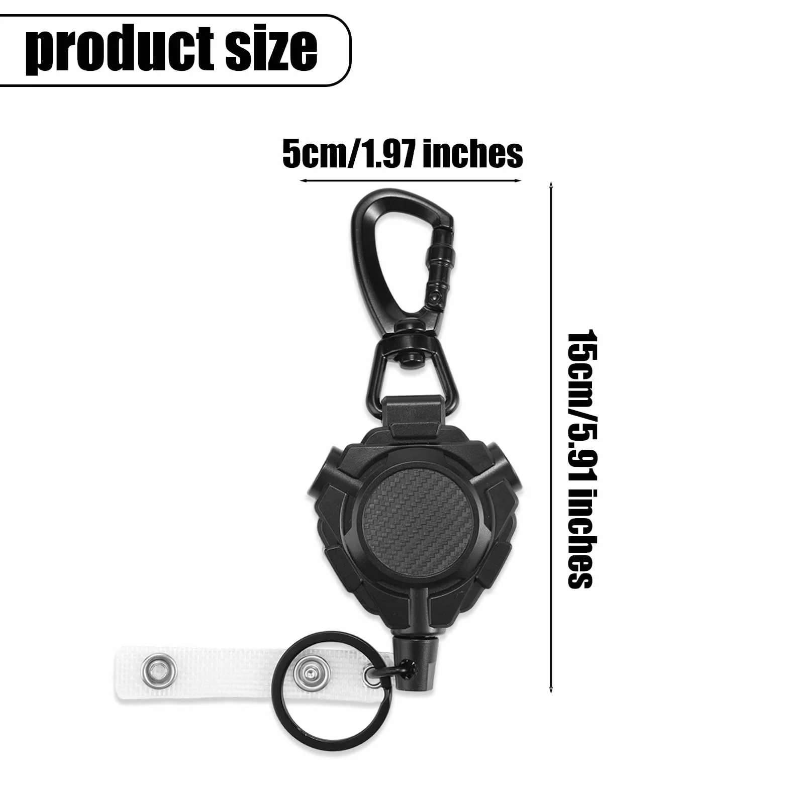 Chowany Uchwyt na Mikrofon CB, Uchwyt Sprzęt Holder Mikrofon CB Wieszak na Microphone Radiowy z Linką 80cm Akcesoria dla Kierowców Ciężarówek
