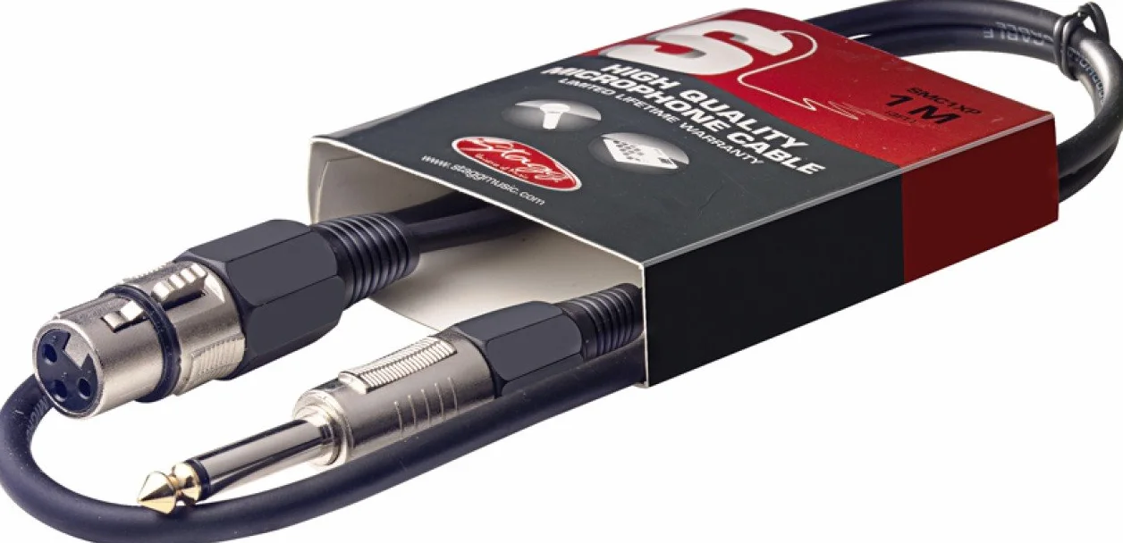 Stagg SMC1XP mono kabel z gniazdem XLR (1 m)