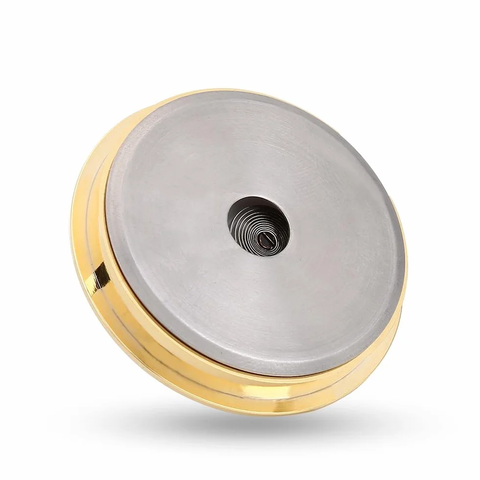 Higrometr z termometrem skrzypcowym, okrągły cyfrowy miernik temperatury wilgotności gitary do pielęgnacji instrumentów (złoty)