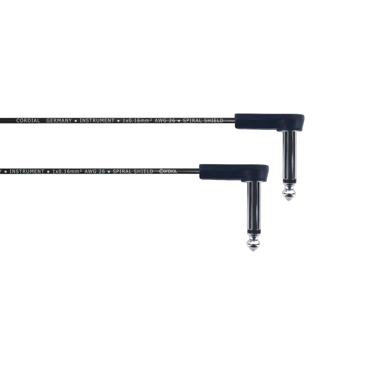 Płaski linka do gitary jack kolana 45 cm